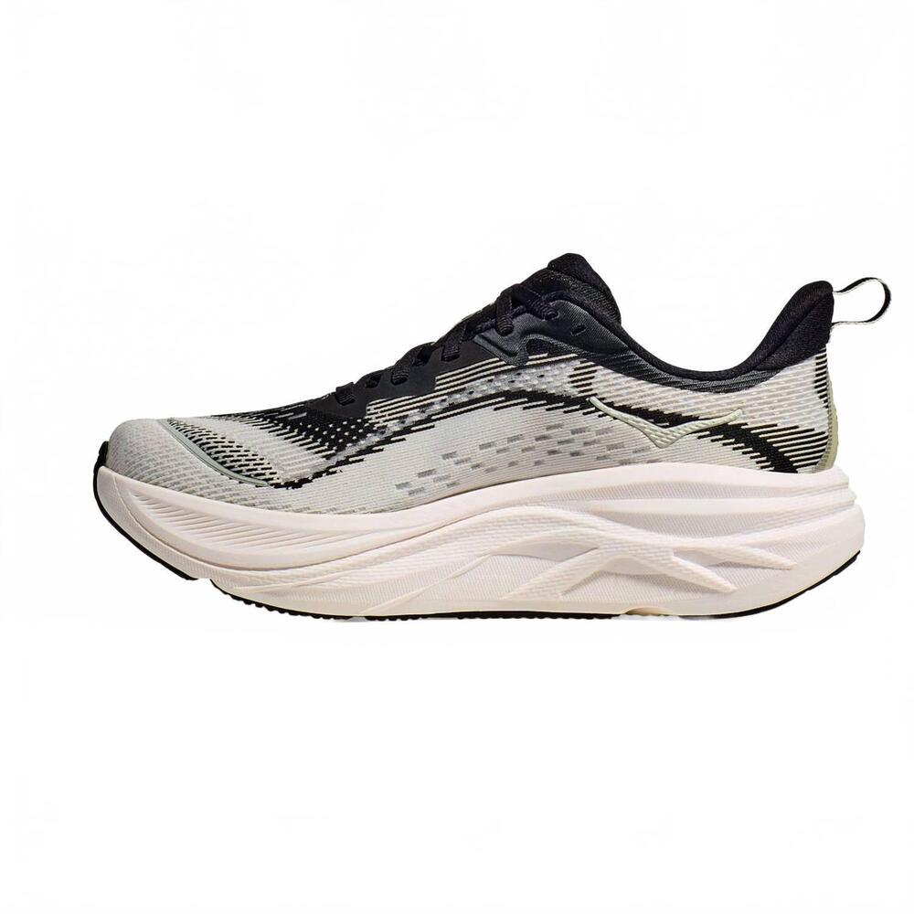 NEW HOKA women's skyflow running shoes - wide in black/white - Picture 4 of 4